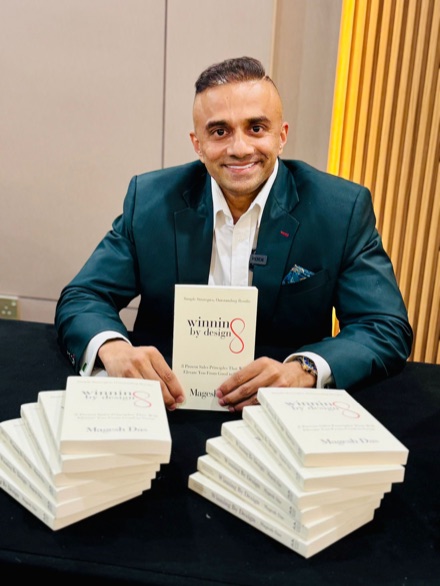 Magesh Das at the launch of Winning By Design